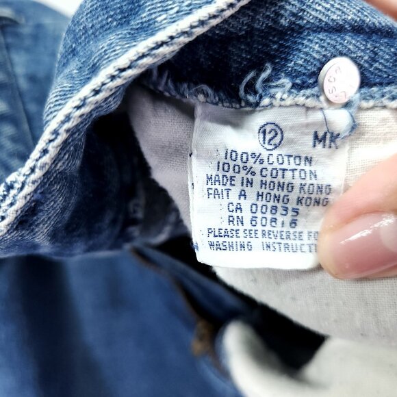 Vintage Gloria Vanderbilt by Murjani Jeans Size 12 High Pleated Straight Leg - Picture 9 of 14